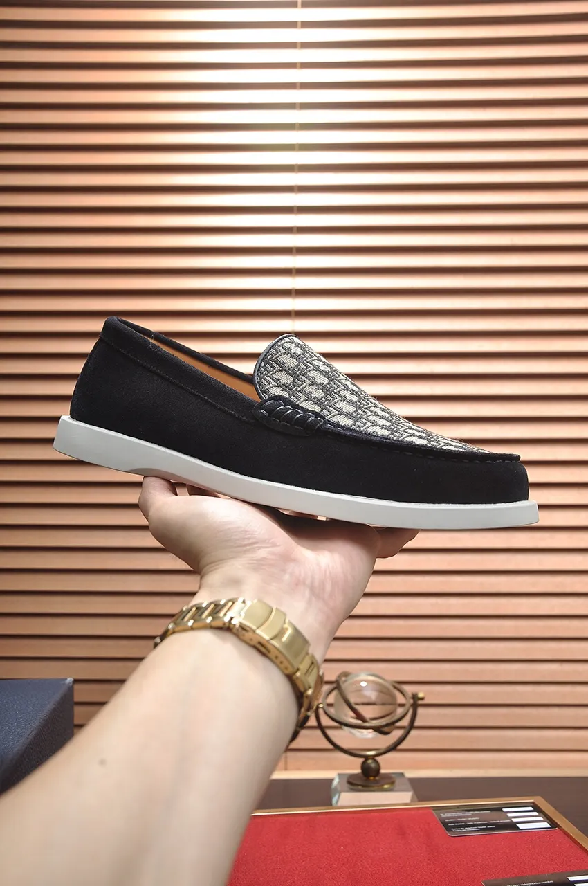 Men's shoes 💰520💶 [Dior] high-end goods Niuli original order quality Dior —🆘. Dior original order purchasing, high-end leather shoes, fabric: imported cowhide from Italy ➕ water-dyed cowhide/cowhide lining ➕ special original outsole, fine workmanship, real-life shooting 🎬 size: 38-45 (customized at 45)